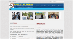 Desktop Screenshot of diklatsatpam.com